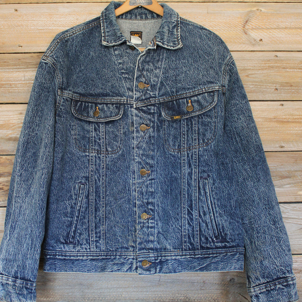 Lee Riders Denim Vintage Mens Jacket